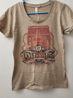 Asheville NC Oktoberfest 2012 Unisex T-Shirt Vintage Style Single Stitch M Beer